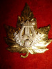 Canadian Band Silver & Gilt Officer's Badge
